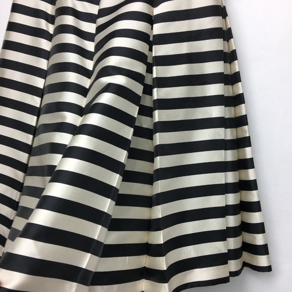 Halogen Striped Knee Length Pleated Skirt - Picture 3 of 8